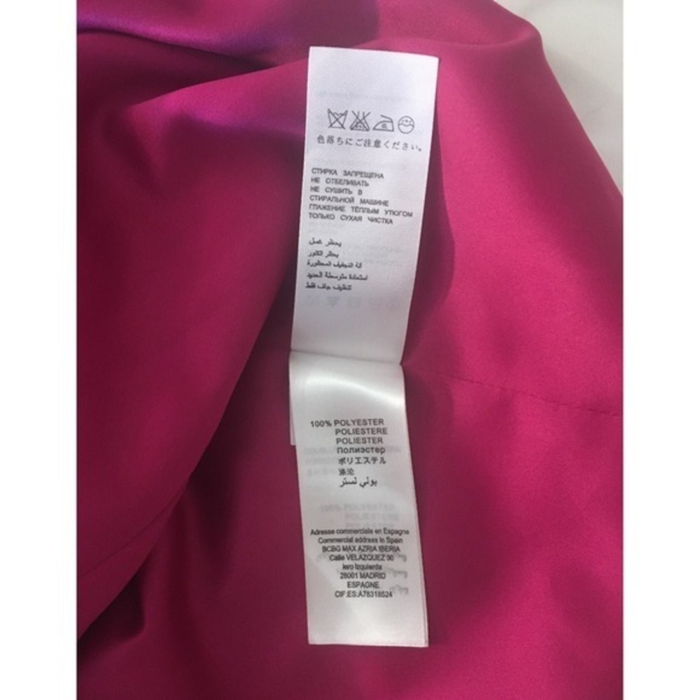 Max and Cleo Floral Cocktail Dress Womens 4 Pink New Pleated Draped Mini - Picture 9 of 12